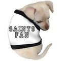 Saints Fan Dog T-Shirt: Dogs Pet Apparel T-shirts 