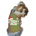 Doggie Tank - Santa's Little Helper: Dogs Pet Apparel Tanks 