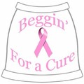 Beggin' For A Cure Dog Tank Top: Dogs Pet Apparel Tanks 