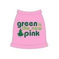 Green is the New Pink Dog Tank Top: Dogs Pet Apparel Tanks 