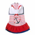 Sailor Day Dress: Dogs Pet Apparel Dresses 