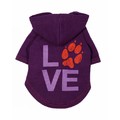 LOVE Purple Charity Hoodie: Dogs Pet Apparel Sweatshirts 