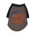 Rescue Charity Raglan Tee: Dogs Pet Apparel T-shirts 
