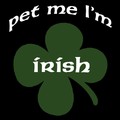 Pet Me I'm Irish Doggy Tank: Dogs Pet Apparel Tanks 