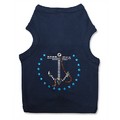 Bling Anchor Doggy Tank: Dogs Pet Apparel Tanks 