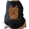 Yorkie Rhinestone Dog T-shirt: Dogs Pet Apparel Coats 