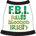 F.B.I. Full Blooded Irish Dog T-Shirt: Dogs Pet Apparel Tanks 
