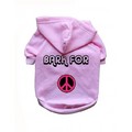 Bark For Peace- Dog Hoodie: Dogs Pet Apparel Tanks 