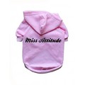 Miss Attitude- Dog Hoodie: Dogs Pet Apparel Miscellaneous 