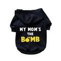 My Mom's The Bomb- Dog Hoodie: Dogs Pet Apparel T-shirts 