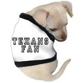 Texans Fan Dog T-Shirt: Dogs Pet Apparel T-shirts 