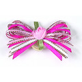 Tonal Pink Loop Bows DE<br>Item number: 01043522: Dogs Pet Apparel Hair Accessories 