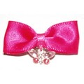 Butterfly Charm Bow Barrette<br>Item number: 10057322: Dogs Pet Apparel Hair Accessories 