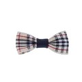 Tan Plaid Bow Tie Barrette<br>Item number: 10054411: Dogs Pet Apparel Hair Accessories 