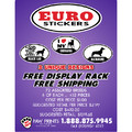 EURO STICKERS BY PAW PRINTS STARTER FLOOR RACK DISPLAY PACKAGE<br>Item number: 300: Dogs Products for Humans For the Car 