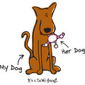 Men's My Dog/Her Dog: Dogs Products for Humans Apparel 
