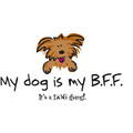 #1 My dog is my B.F.F. - Pink: Dogs Products for Humans Apparel 