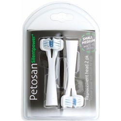 Replacement Head 2-Pack for Silentpower Sonic Toothbrush