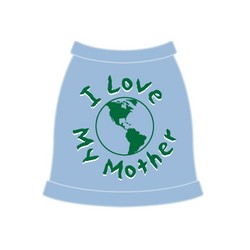 I Love My Mother Earth Dog Tank Top