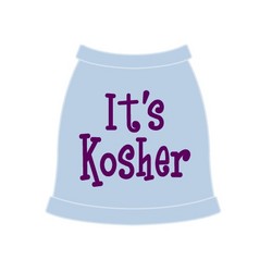 It's Kosher Blue Dog Tank Top