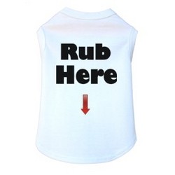 Rub Here - Dog Tank