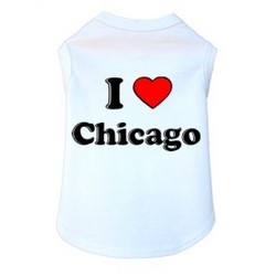 I Love Chicago- Dog Tank