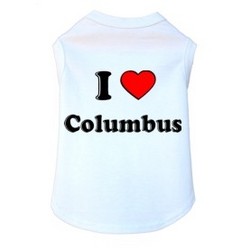 I Love Columbus- Dog Tank