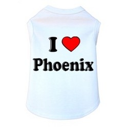 I Love Phoenix- Dog Tank