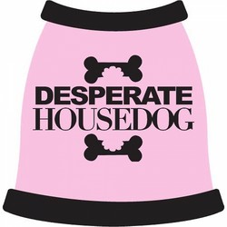Desperate HouseDog Pink Dog Tank