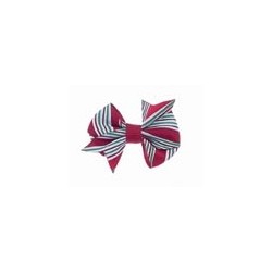 Candy Cane Fishtail Bow