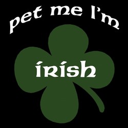 Pet Me I'm Irish Doggy Tank