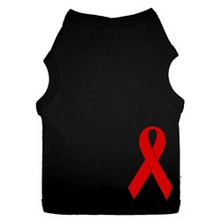 AIDS Awareness Ribbon Doggy Tank