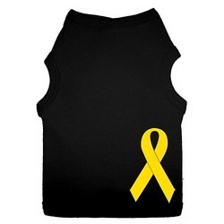 Support Our Troops Ribbon Doggy Tank