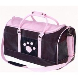 "PINK PAW" CARRIER / CHOCOLATE BROWN