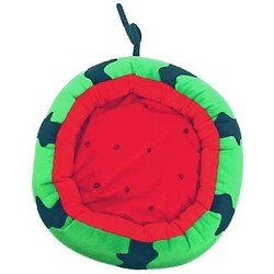 PUDDER N' PAW PLUSH WATERMELON BED 15/13/2.5"