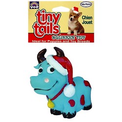 TINY TAILS VINYL CHRISTMAS ANIMAL TOYS / 3.75in - 3/case