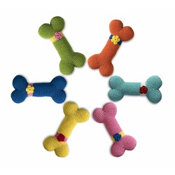 Crochet Flower Bone - 6 Pack