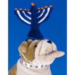 Dog Hat - Menorah Holiday Hat - Includes 3/case
