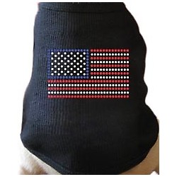 American Flag Dog Shirt