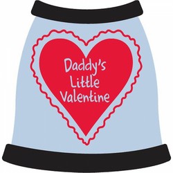 Daddy's Little Valentine Dog T-shirt
