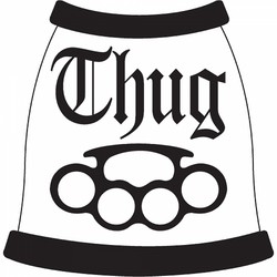 Thug Knuckles Dog T-Shirt