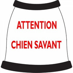 Attention Chien Savant Dog T-Shirt