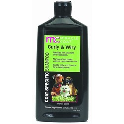 Miracle Coat Curly & Wiry Shampoo for dogs - 12/case