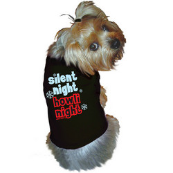 Doggie Sweatshirt - Silent Night.  Howli Night.