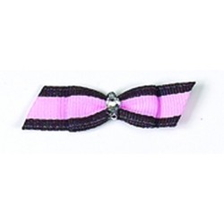 Brown/Pink Striped Double Elastics