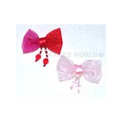 Sheer Bows with Beads Elastics