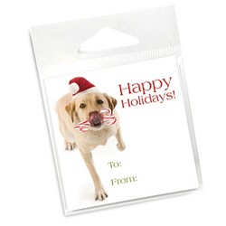10 Pack of Holiday Gift Tags - Yellow Lab