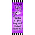 Dog's Rules Bookmarks Rule # 3<br>Item number: RULES # 3: Dogs Gift Products 