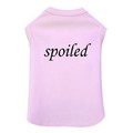 Spoiled - Dog Tank: Dogs Pet Apparel 