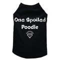 One Spoiled Poodle- Dog Tank: Dogs Pet Apparel 